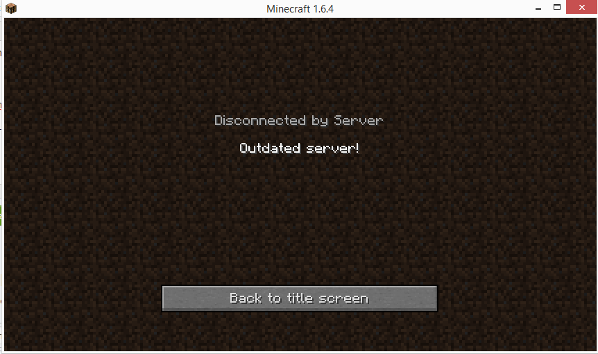 Image of Outdated Server